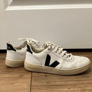Veja Women’s White and Black Sneakers